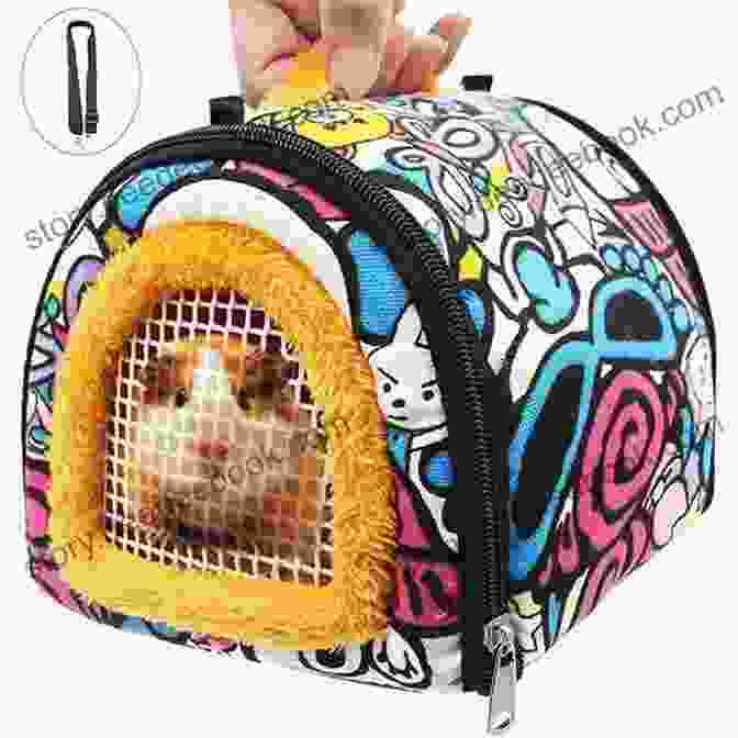 A Carrier Bag For A Guinea Pig, Made Of Soft Fleece Fabric With A Mesh Window For Ventilation. Sewing For Guinea PIgs: 13 Sewing Projects For Your Cavy