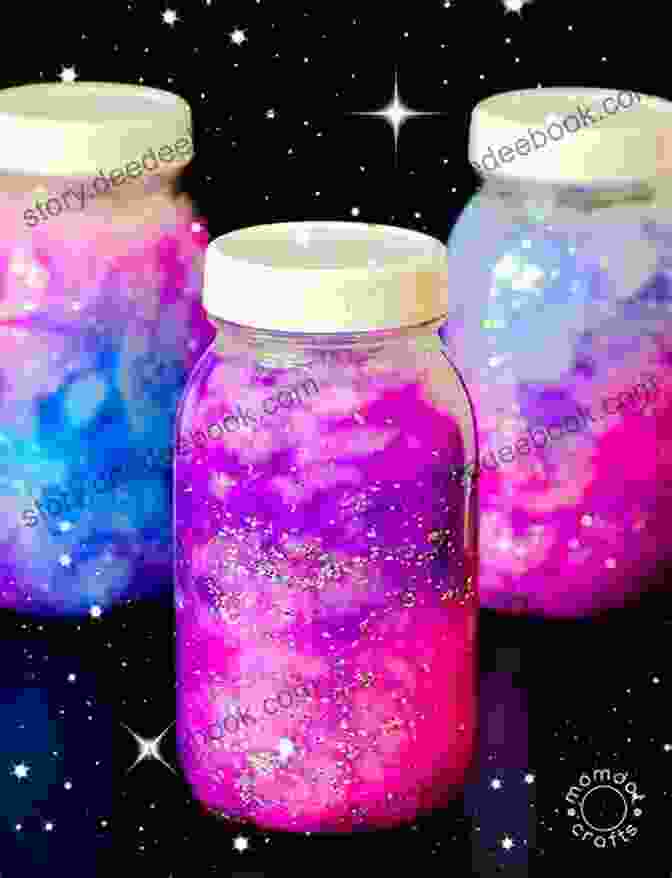 A Glowing Galaxy In A Jar Created Using Water, Vegetable Oil, Food Coloring, And A Glow Stick. Quick Star Quilts Beyond: 20 Dazzling Projects Classroom Tested Techniques Galaxy Of Inspiration