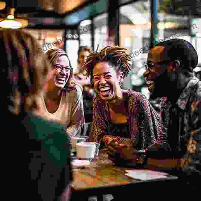 A Group Of Villagers Engaged In A Lively English Conversation, Laughing And Gesturing As They Practice Their New Language Skills. The English Lesson (Greek Village 11)