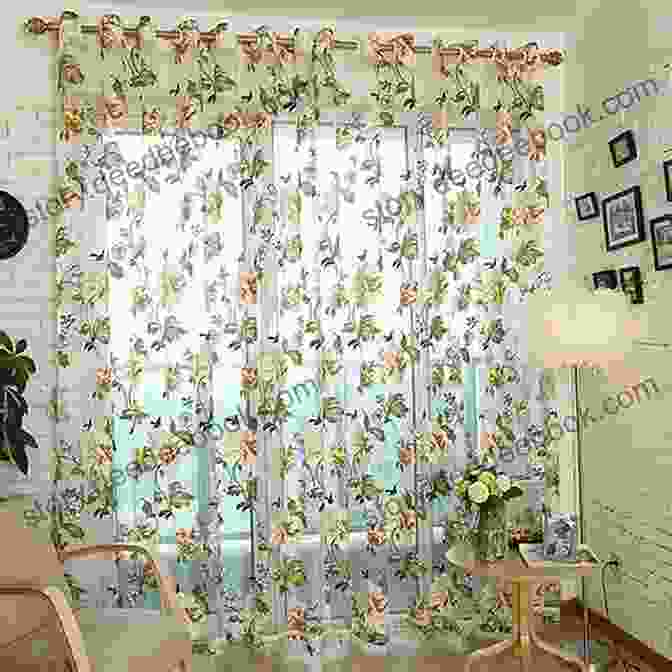 A Sheer Curtain With A Floral Design Modern Vintage Gifts: Over 20 Pretty Nostalgic Projects To Sew Give