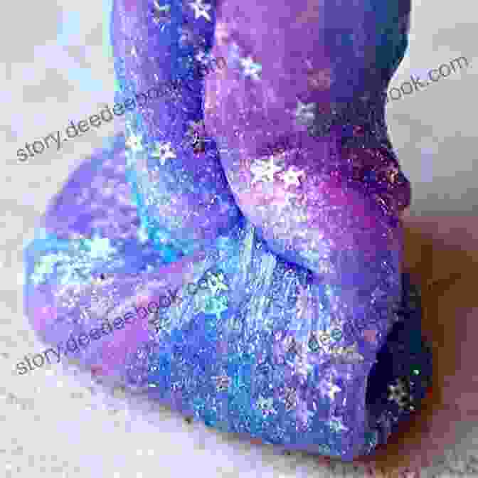 A Student Playing With Purple And Blue Galaxy Slime, Decorated With Glitter And Stars. Quick Star Quilts Beyond: 20 Dazzling Projects Classroom Tested Techniques Galaxy Of Inspiration