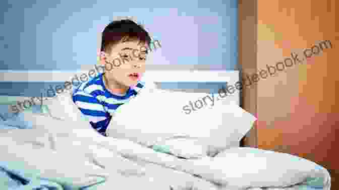 A Young Child Waking Up In A Wet Bed With A Look Of Dismay On Their Face. Oh No I Peed Myself