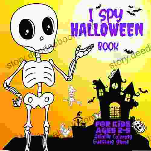 I Spy Halloween For Kids Ages 2 5: Activity For Kids Spooky Scary Things Coloring Game For Kindergarten Find All Alphabet From A Z