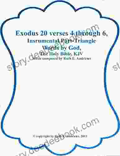 Exodus 20 verses 4 thru 6 Instrumental Part Triangle: 2nd Commandment